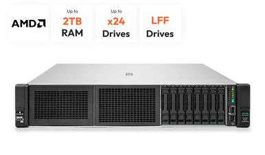 HPE DL345 G10 PLUS 24SFF CTO Chassis