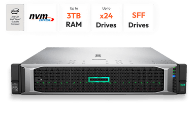 HPE DL380 G10 16SFF (NVMe) + 8SFF (SAS/SATA)