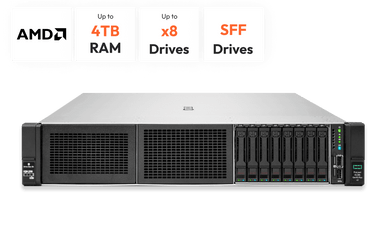 HPE DL385 G10 PLUS V2 8SFF CTO Chassis