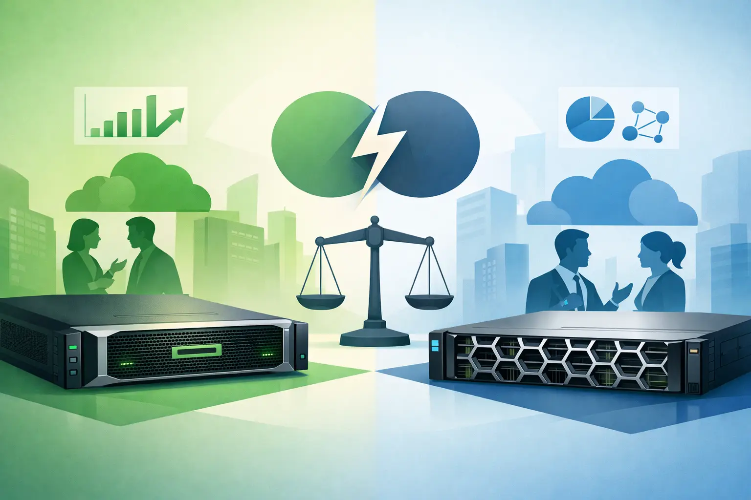 HPE vs Dell სერვერები – რა ჯობია ბიზნესს