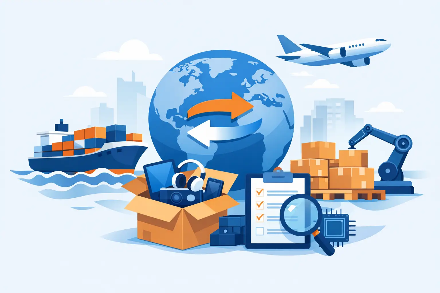re-export ელექტრონიკა ბიზნესისთვის