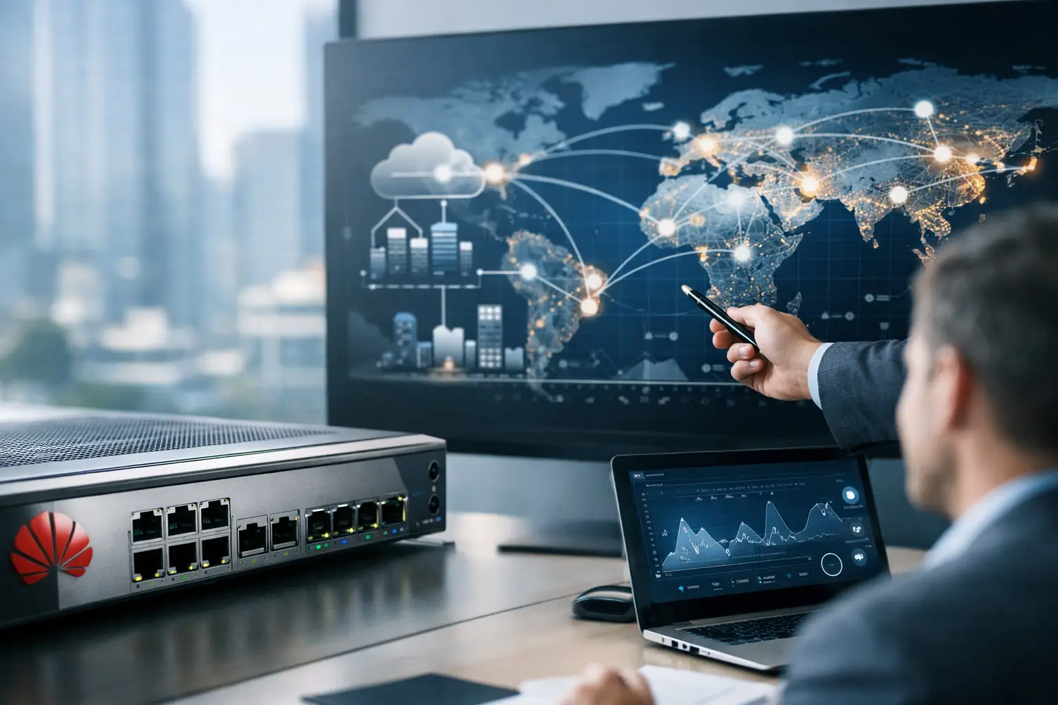 Huawei SD-WAN решение for Enterprise WAN Planning