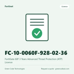 Fortinet FC-10-0060F-928-02-36 – FortiGate 60F 3 Years Advanced Threat Protection (ATP) Licence