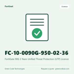 Fortinet FC-10-0090G-950-02-36 – FortiGate 90G 3 Years Unified Threat Protection (UTP) Licence