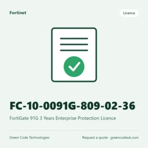 Fortinet FC-10-0091G-809-02-36 – FortiGate 91G 3 Years Enterprise Protection Licence