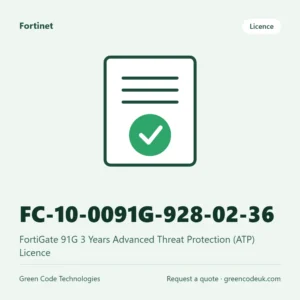 Fortinet FC-10-0091G-928-02-36 – FortiGate 91G 3 Years Advanced Threat Protection (ATP) Licence