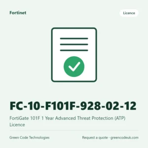 Fortinet FC-10-F101F-928-02-12 – FortiGate 101F 1 Year Advanced Threat Protection (ATP) Licence