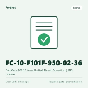 Fortinet FC-10-F101F-950-02-36 – FortiGate 101F 3 Years Unified Threat Protection (UTP) Licence