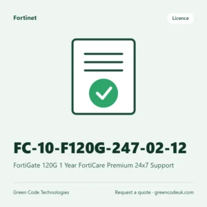 Fortinet FC-10-F120G-247-02-12 – FortiGate 120G 1 Year FortiCare Premium 24x7 Support