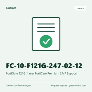 Fortinet FC-10-F121G-247-02-12 – FortiGate 121G 1 Year FortiCare Premium 24x7 Support