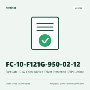 Fortinet FC-10-F121G-950-02-12 – FortiGate 121G 1 Year Unified Threat Protection (UTP) Licence