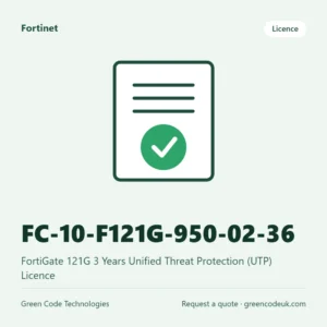Fortinet FC-10-F121G-950-02-36 – FortiGate 121G 3 Years Unified Threat Protection (UTP) Licence
