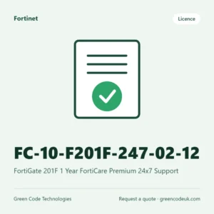 Fortinet FC-10-F201F-247-02-12 – FortiGate 201F 1 Year FortiCare Premium 24x7 Support