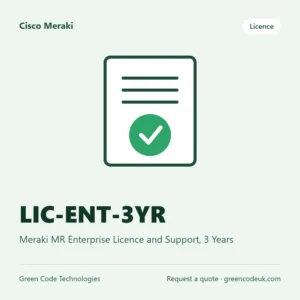Cisco Meraki LIC-ENT-3YR – Meraki MR Enterprise Licence and Support, 3 Years