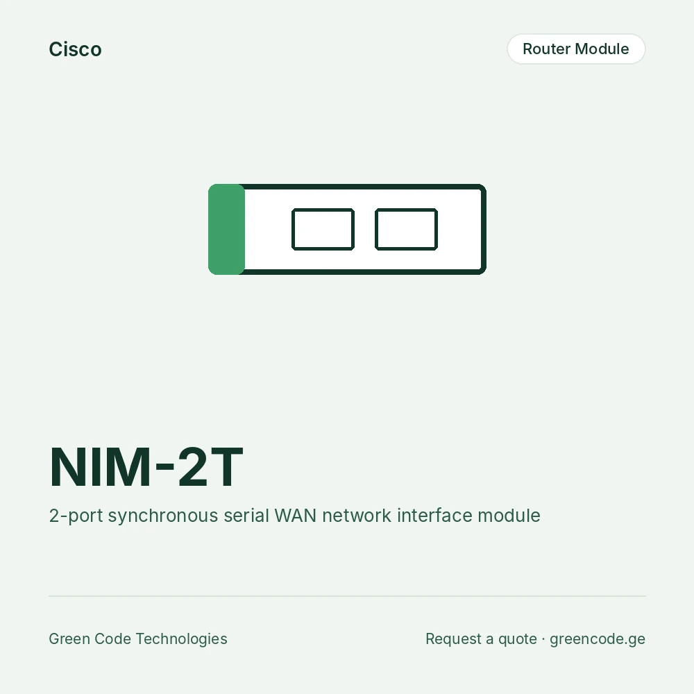 NIM-2T Green Code Technologies